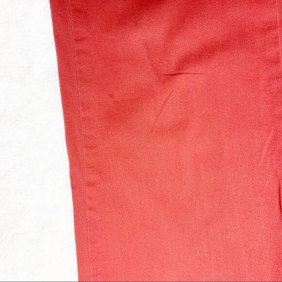VINTAGE AMERICA BLUES Coral Red Straight Leg Pants - Picture 7 of 10